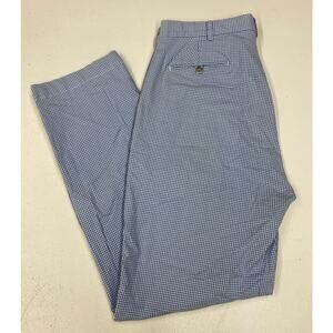 VTG Polo Golf Ralph Lauren gingham plaid cotton chino dress pants slacks, 36